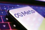 Logo de Meta en un celular.