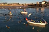 Pescadores en Alto Golfo de California