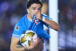 Ignacio Rivero celebra gol de Cruz Azul en la vuelta de los Cuartos de Final ante Xolos.