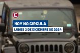 Hoy No Circula lunes 2 de diciembre de 2024 en CDMX y Edomex