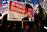 Miles de manifestantes exigieron la destitución de Yoon Suk Yeol como presidente de Corea del Sur