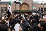 Sirios en Filandia celebran la caída de Bashar al Asad