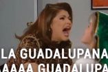 Meme de Itatí Cantoral y la Virgen de Guadalupe