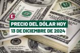 Dólar hoy 13 de diciembre de 2024 en bancos de México