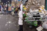 Bombera critica a peregrinos por dejar basura en la Basílica de Guadalupe
