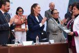 Rosa Icela Rodríguez reconoce desempeño trabajadores IMSS