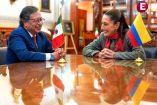 Sheinbaum y Gustavo Petro