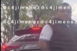 Sujeto agrede a automovilista en Azcapotzalco.