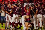 Durante el primer partido de los playoffs de la Liga ARCO Mexicana del Pacífico, Tomateros, Yaquis, Águilas y Los Mochis toman ventaja.