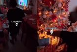 Niña graba con su celular la llegada de los Reyes Magos y sorprende a sus padres