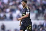 Carlos Vela cabizbajo con Los Ángeles FC.