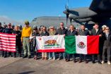 Arriba contingente mexicanos apoyo incendios los angeles