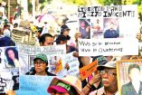 Al menos dos mil personas se manifestaron en San Salvador.