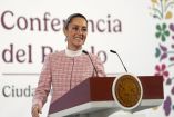 La presidenta Claudia Sheinbaum en su conferencia matutina