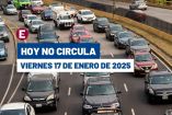 Hoy No Circula del 17 de enero del 2025.