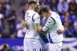 Facundo Waller y Sébastien Salles-Lamonge anotaron goles de tiro libre en la primera parte del Puebla Vs Atlético San Luis.