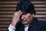 Evo Morales preocupado.