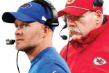 En campaña regular, McDermott ha vencido en cinco ocasiones a Reid por un revés. En la temporada 2024, Bills le arrebató el invicto a Chiefs. Andy Reid tiene marca de 6-0 contra exasistentes en playoffs. Fotos: X @nyjets, especial, @chiefs y Reuters