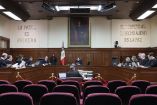 Ministros en el Pleno de la Suprema Corte de Justicia de la Nación