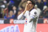 Luka Romero, de 20 años, durante el partido de Cruz Azul vs Xolos en la cancha del Estadio Caliente.