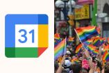 google calendar / marcha gay