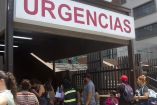 Entrada en el área de urgencias del IMSS