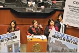Senadoras en el recinto legislativo.