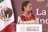 La presidenta Claudia Sheinbaum