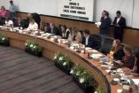 Sesión en la Comisión de Puntos Constitucionales de la Cámara de Diputados