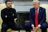 Donald Trump y Volodimir Zelenski reunidos en la Oficina Oval de la Casa Blanca. (Reuters)