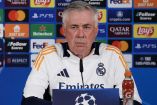 Carlo Ancelotti en conferencia de prensa.