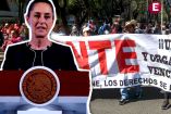 Sheinbaum hace llamado a maestros que protestan