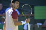Carlos Alcaraz terminó el partido ante Goffin con 42 errores no forzados.