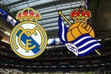 Escudos de Real Madrid y Real Sociedad.