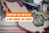 Sismo hoy 2 de abril de 2025