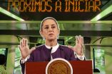 Claudia Sheinbaun en la mañanera.
