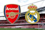 Escudos de Arsenal y Real Madrid.