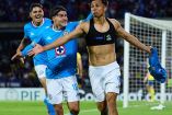 Ángel Sepúlveda celebra gol con Cruz Azul para eliminar al América de Concachampions.