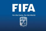 Logo de la FIFA y logo del Club León.