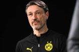 Niko Kovac con chamarra negra del Borussia Dortmund.