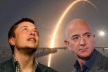 ¿Guerra espacial? Así es como Amazon competirá contra Elon Musk, Starlink y SpaceX. Fotos: SpaceX, AFP y Reuters.