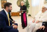 Papa Francisco recibió este domingo al vicepresidente de Estados Unidos, JD Vance