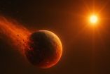 Un planeta se desintegra rápidamente en el espacio