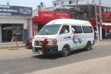 Combi de transporte público en Acapulco 