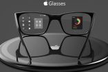 Imagen conceptual de las gafas inteligentes N50 de Apple, mostrando interfaces proyectadas en los cristales, desarrolladas para integrar Apple Intelligence y ofrecer funciones avanzadas de asistencia visual contextual y control mediante inteligencia artificial.