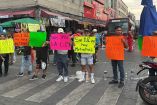 Bloqueo en el centro de CDMX.