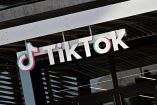 Logo de TikTok en una de sus oficinas.