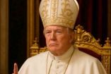 Donald Trump como el Papa