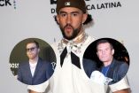 Bad Bunny, el Canelo y Julio César (Foto: Mezcal Entertainment)