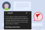 Paso a paso para pedir a ChatGPT que encuentre red flags en una conversación